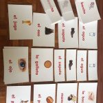 Tarjetas de lectura foto-palabra-dibujo